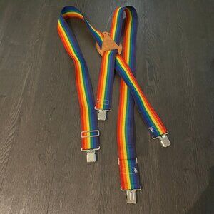Vintage Rainbow KLEIN TOOLS Suspenders